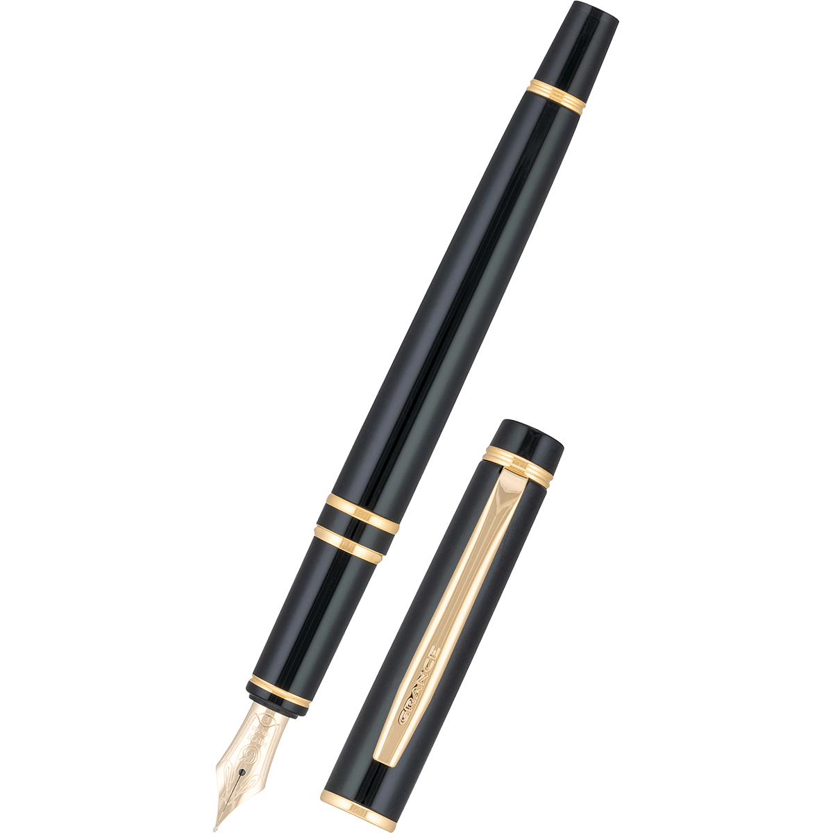 Pilot Grance Fountain Pen - Black - 14K - Pen Boutique Ltd