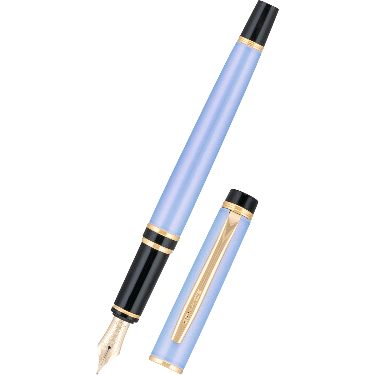 Pilot Grance Fountain Pen - Light Blue - 14K - Pen Boutique Ltd