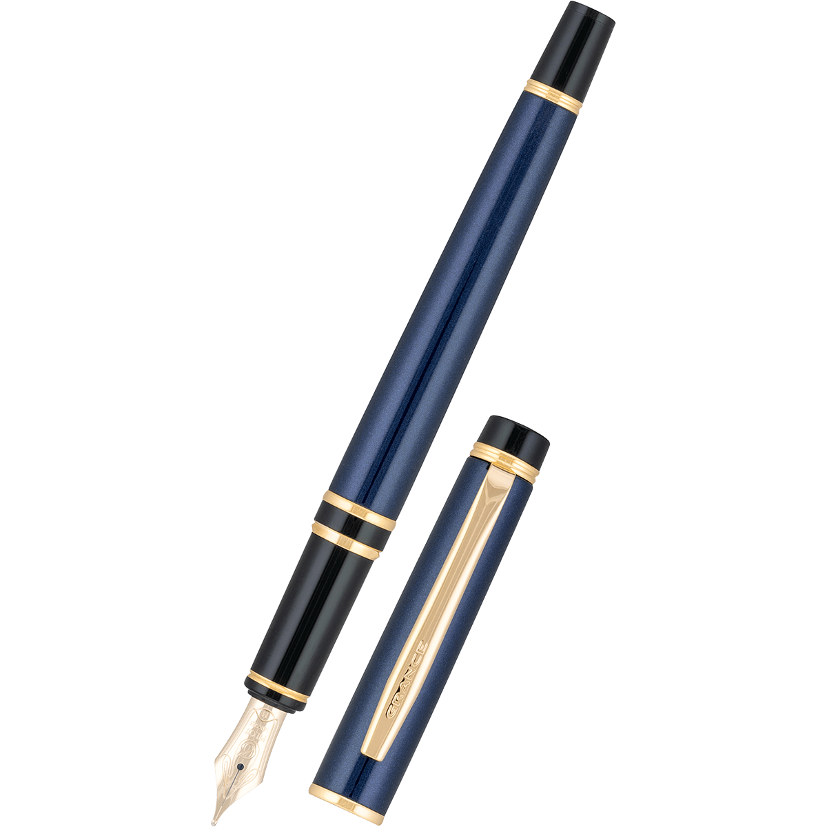 Pilot Grance Fountain Pen - Navy - 14K - Pen Boutique Ltd