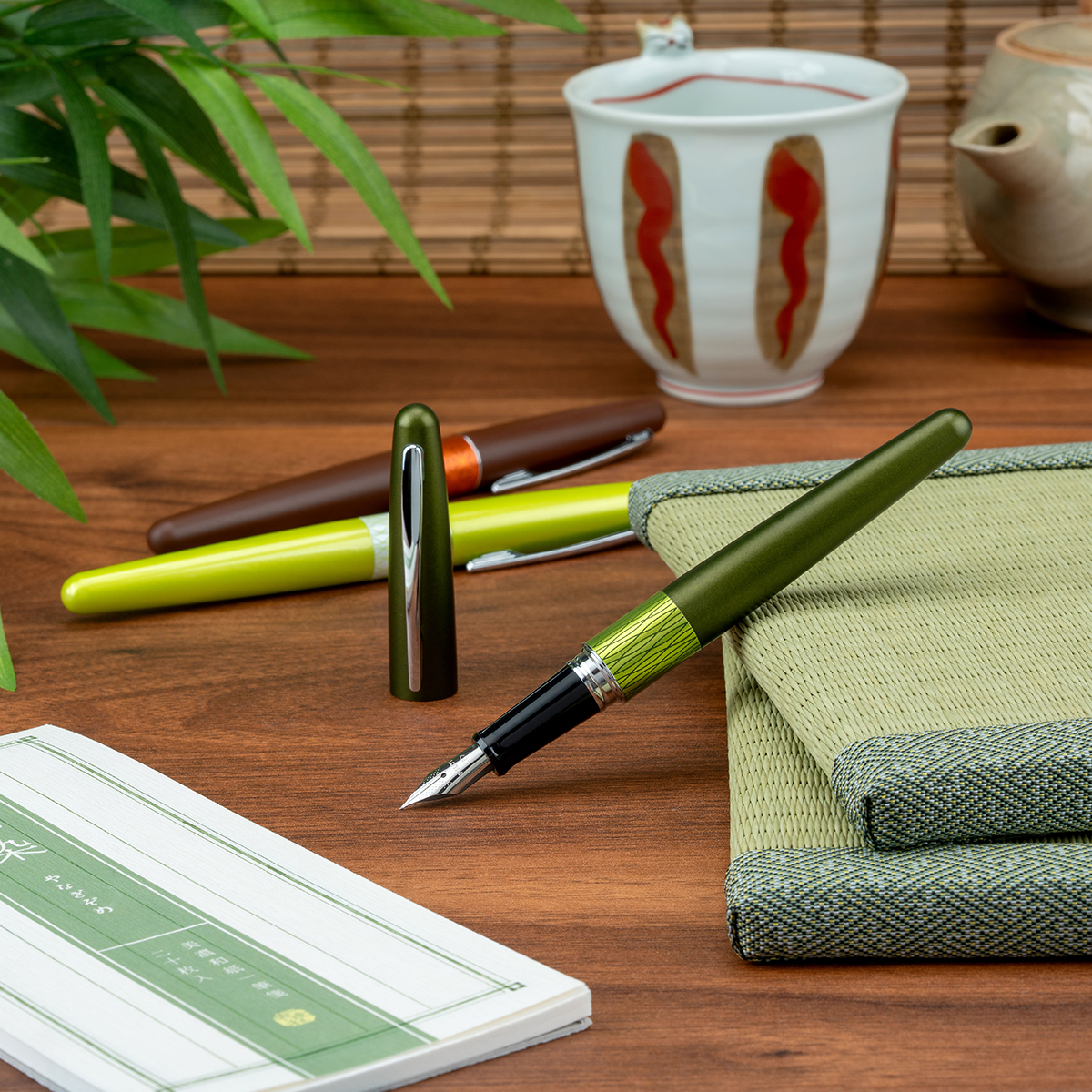 Pilot MR Fountain Pen - Limited Edition - Chanomegumi Deep Green - Pen Boutique Ltd