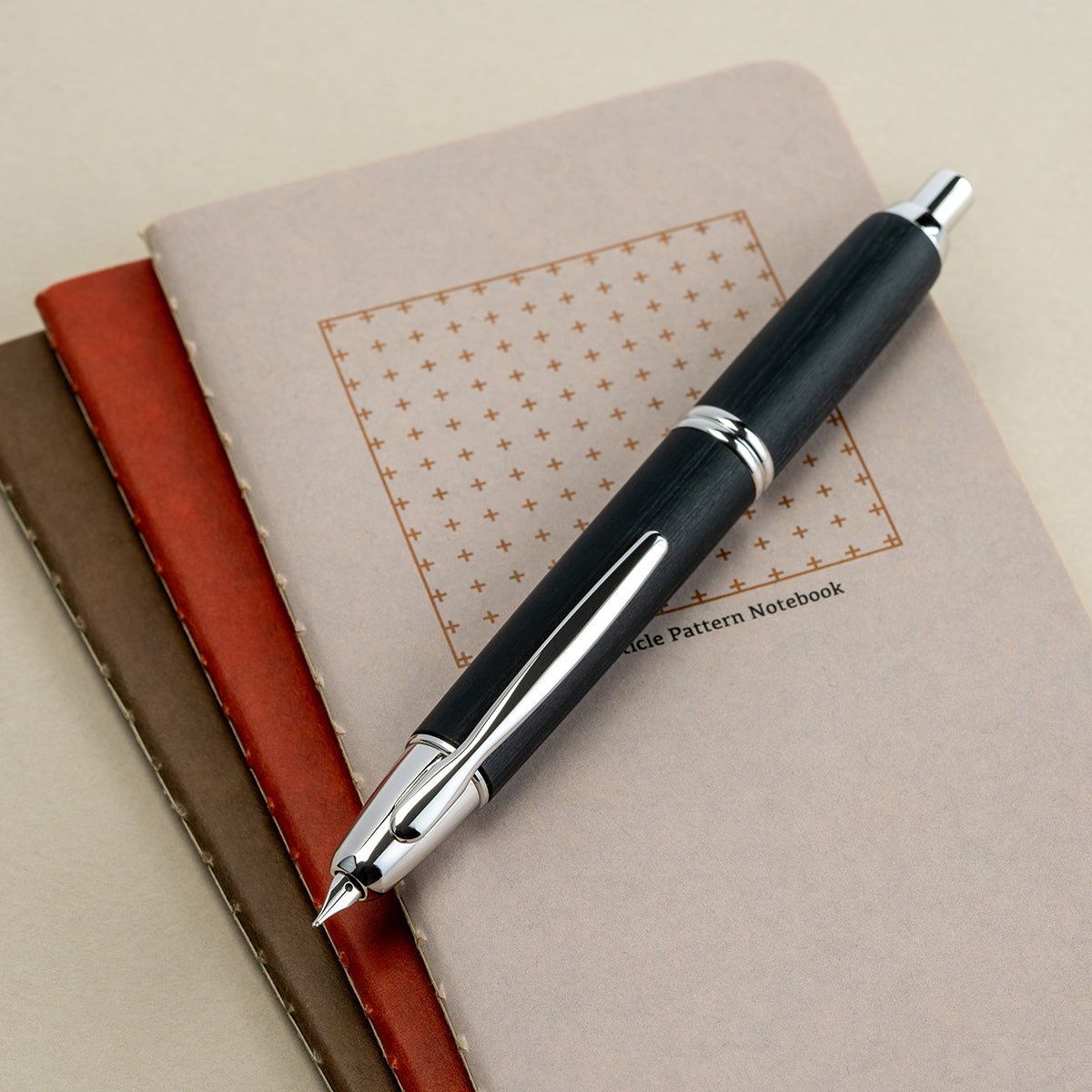 Pilot Vanishing Point Fountain Pen - Birchwood Black - Pen Boutique Ltd