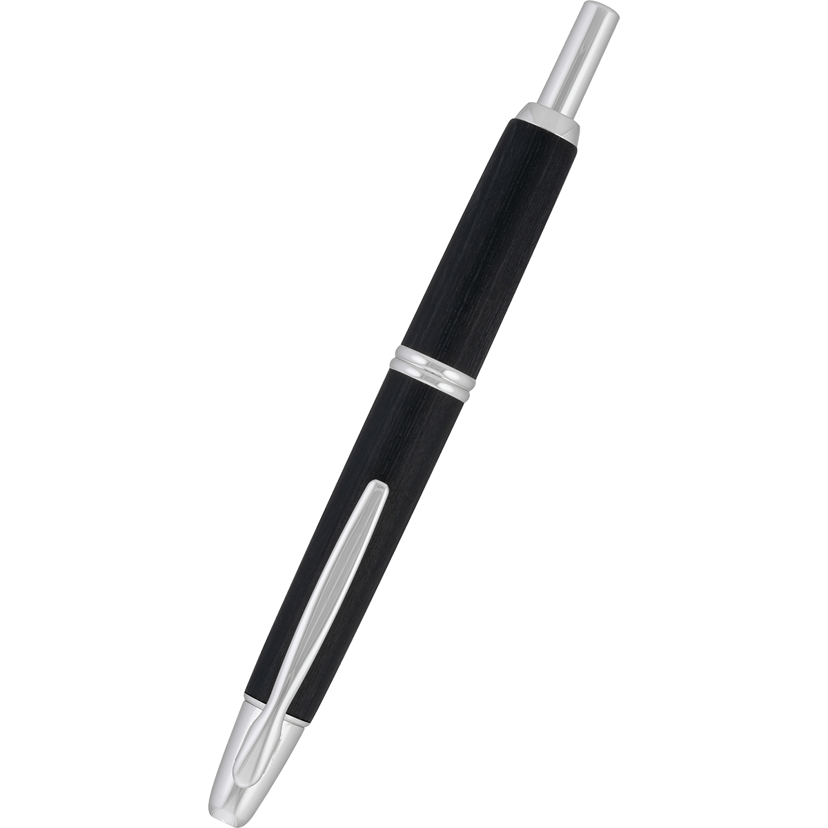 Pilot Vanishing Point Fountain Pen - Birchwood Black - Pen Boutique Ltd