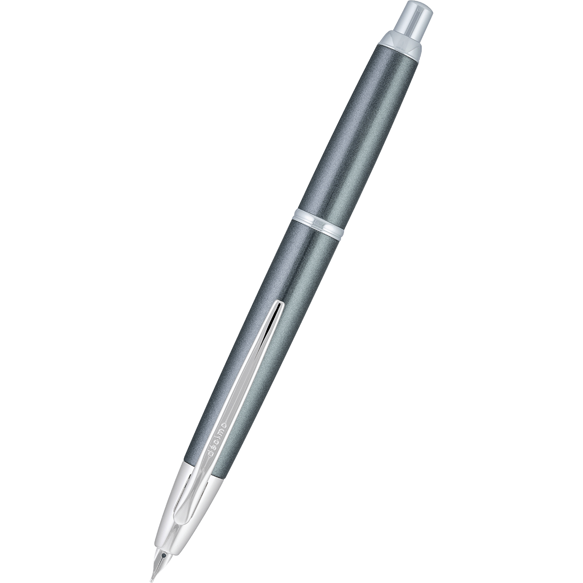 Pilot Vanishing Point Fountain Pen - Decimo Dark Grey - Pen Boutique Ltd