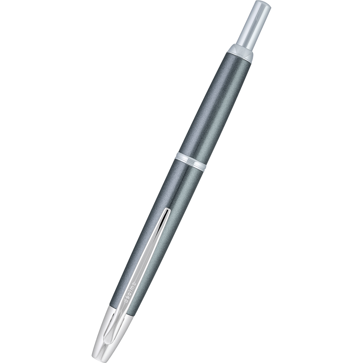 Pilot Vanishing Point Fountain Pen - Decimo Dark Grey - Pen Boutique Ltd