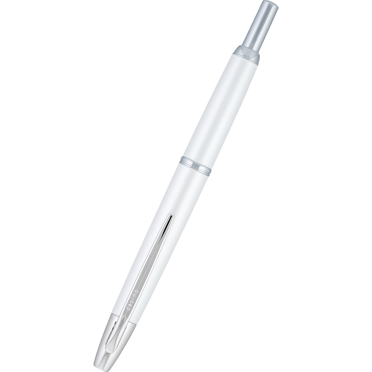 Pilot Vanishing Point Fountain Pen - Decimo White - Pen Boutique Ltd
