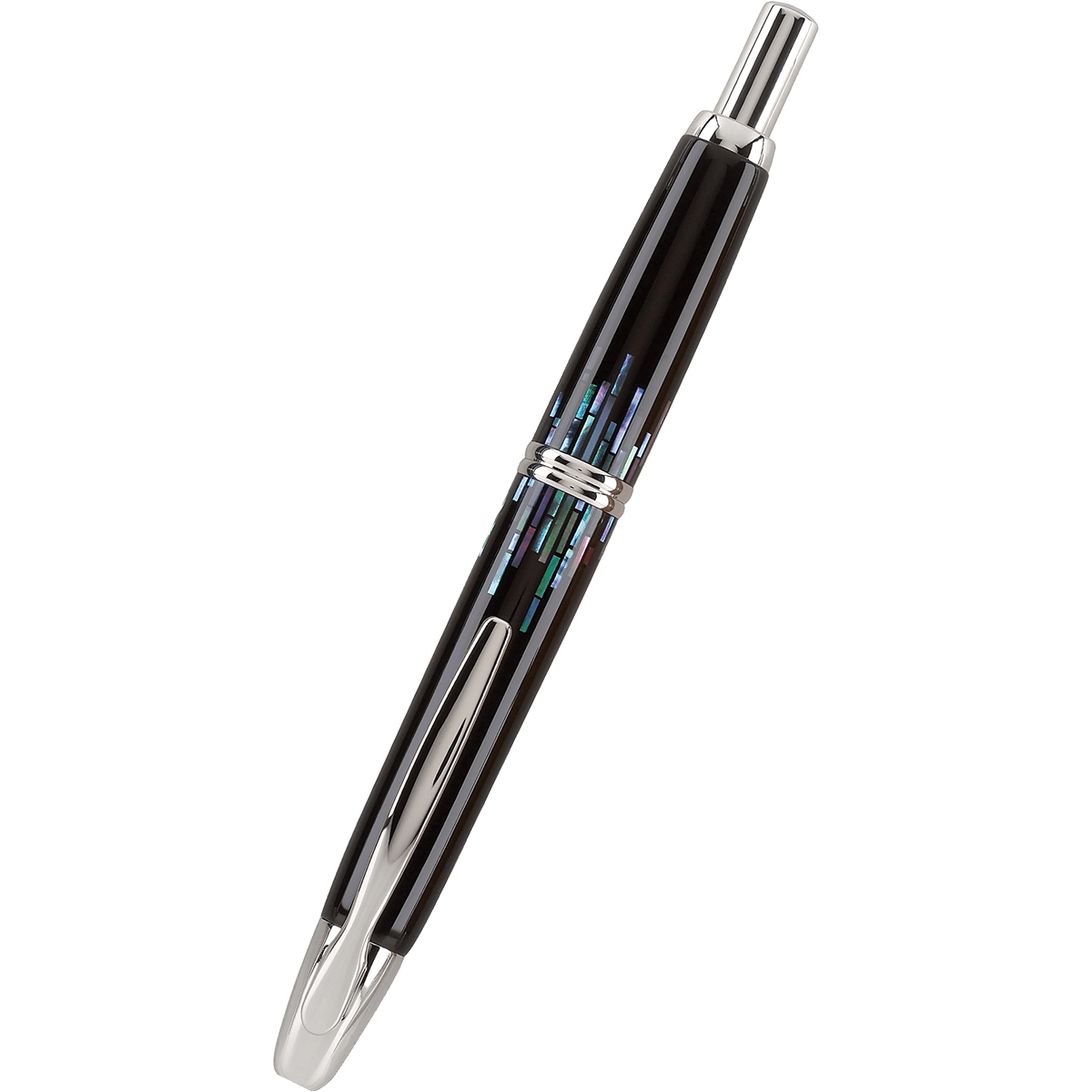 Pilot Vanishing Point Fountain Pen - Raden Stripes - Medium Nib - Pen Boutique Ltd