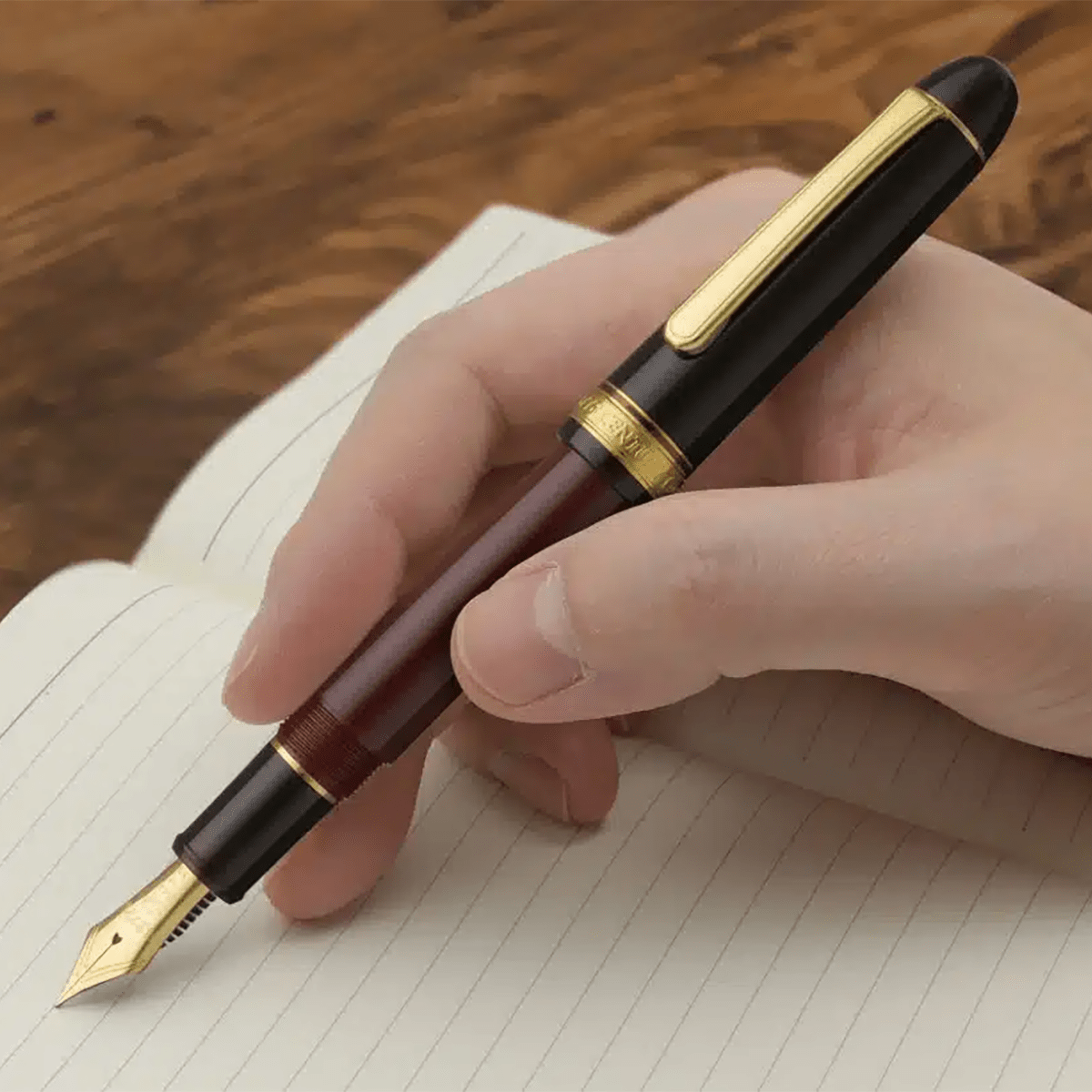 Platinum 3776 Century Fountain Pen - Coffee Jelly (Limited Edition) - Pen Boutique Ltd