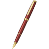 Platinum BISO Fountain Pen - Flame Red - Pen Boutique Ltd