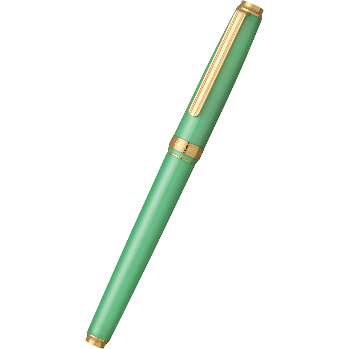 Platinum BISO Fountain Pen - Sparkle Mint Green (Limited Edition) - Pen Boutique Ltd