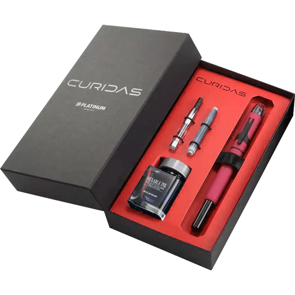 Platinum Curidas Fountain Pen - Matte Red (Limited Edition) - Pen Boutique Ltd