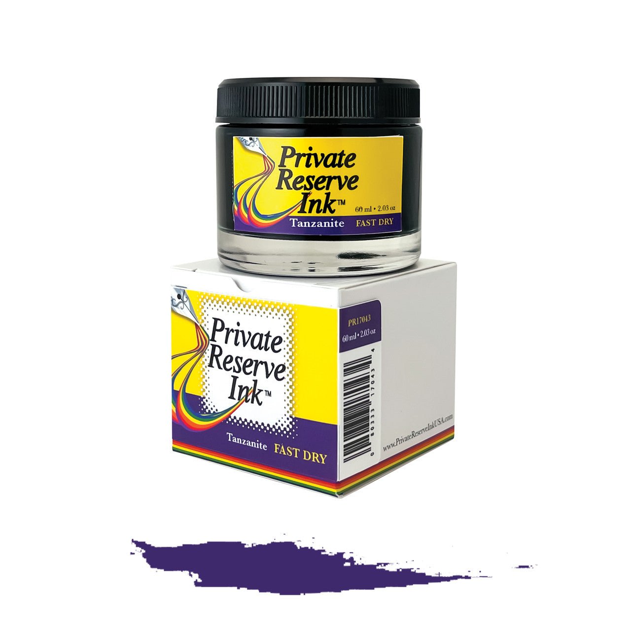 Private Reserve Fast Dry Ink Bottle - Tanzanite - 60ml - Pen Boutique Ltd