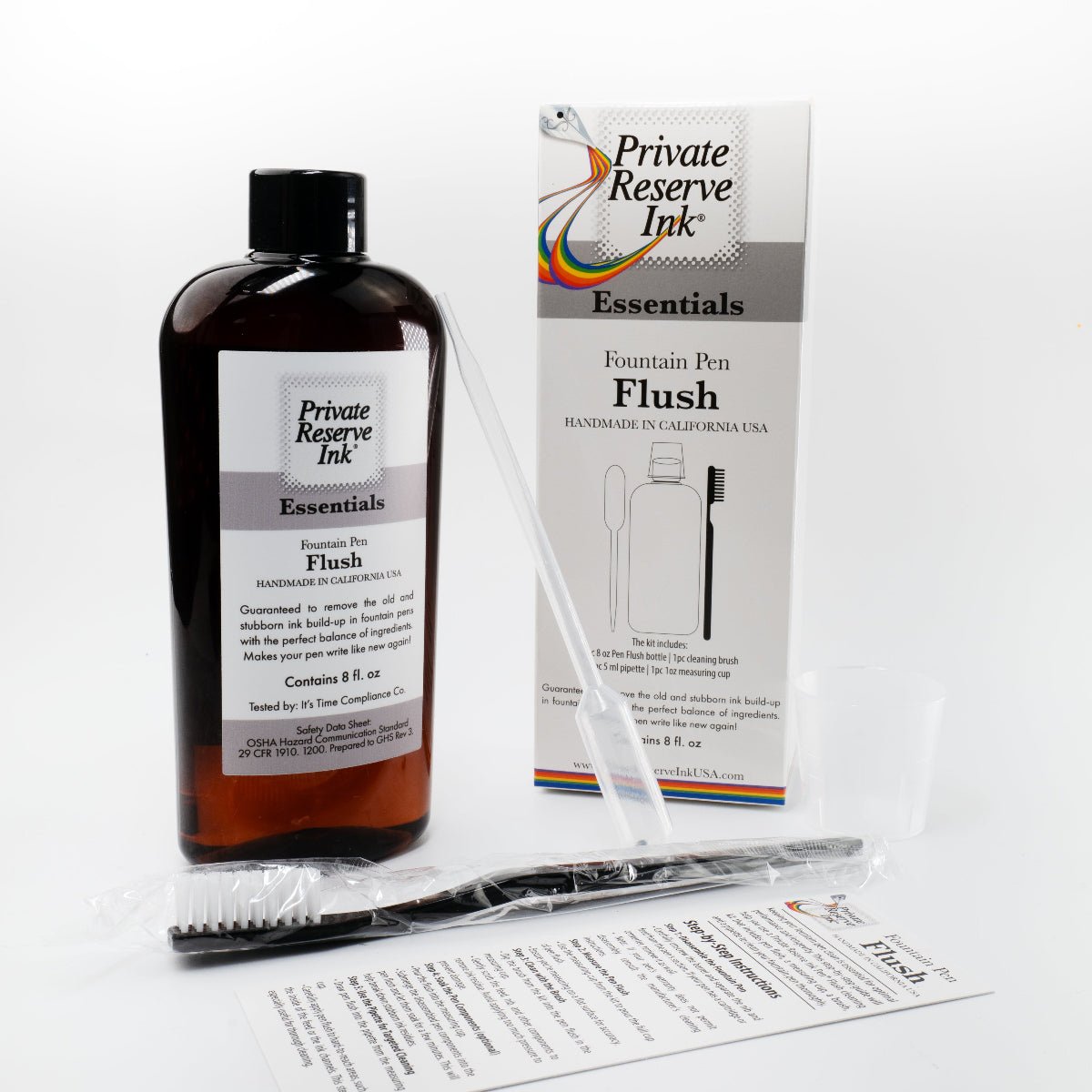 Private Reserve Fountain Pen Flush Kit - Ink Essentials - 8 OZ - Pen Boutique Ltd