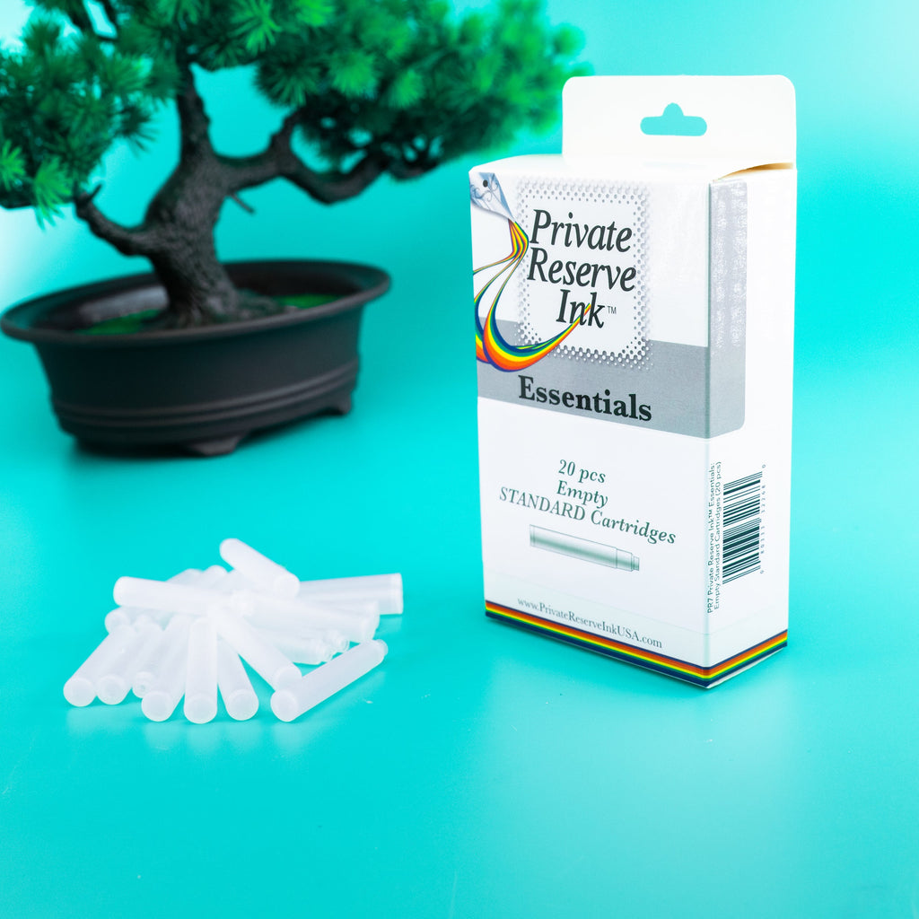 Private Reserve Ink Essentials Empty Cartridges - Standard (20pcs) - Pen Boutique Ltd