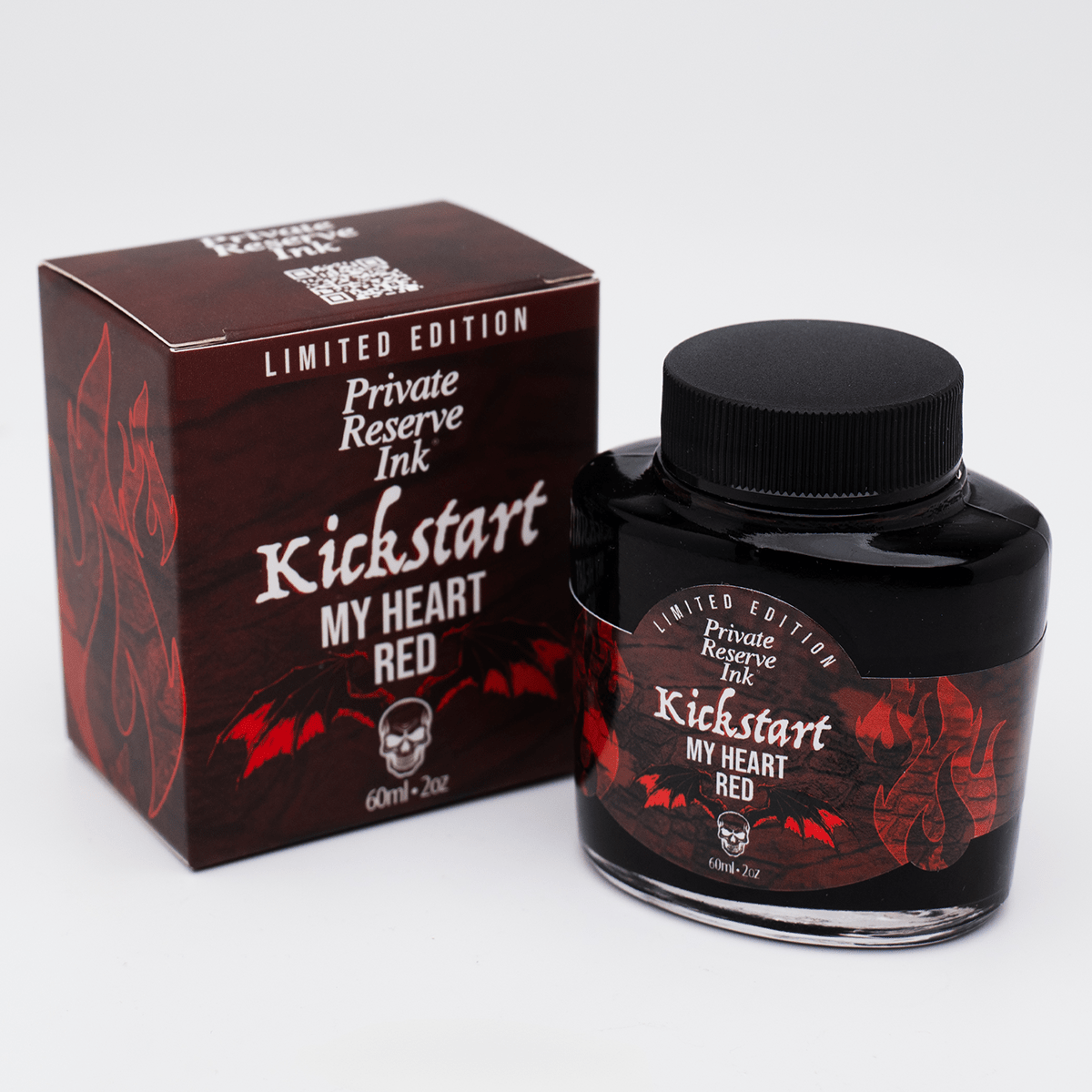 Private Reserve Ink Bottle - Kickstart My Heart Red - 60 ml (Limited Edition) - Pen Boutique Ltd