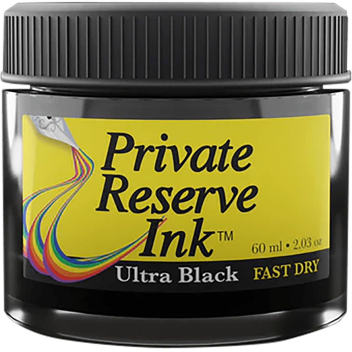 Private Reserve Fast Dry Ink Bottle - Ultra Black - 60ml - Pen Boutique Ltd