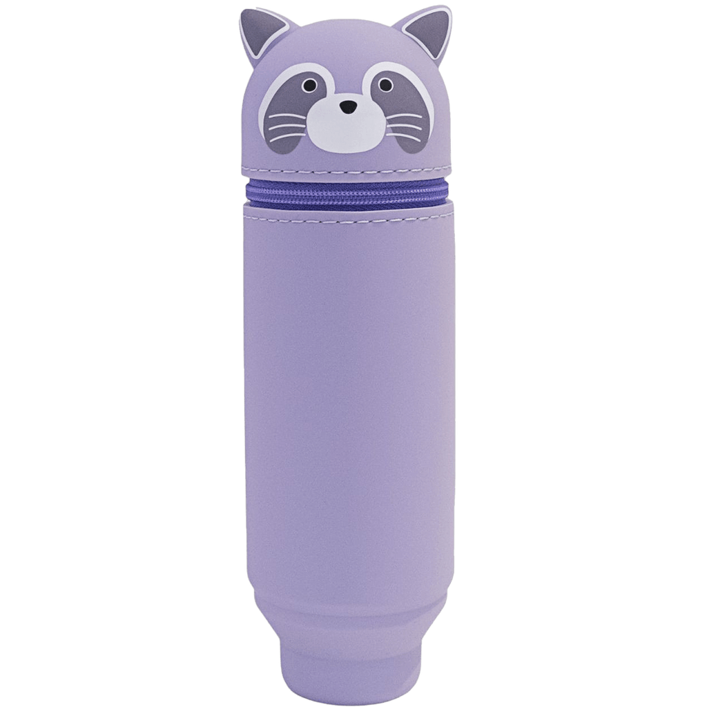 Punilabo Silicone Stand Up Pen Cases - Racoon - Pen Boutique Ltd