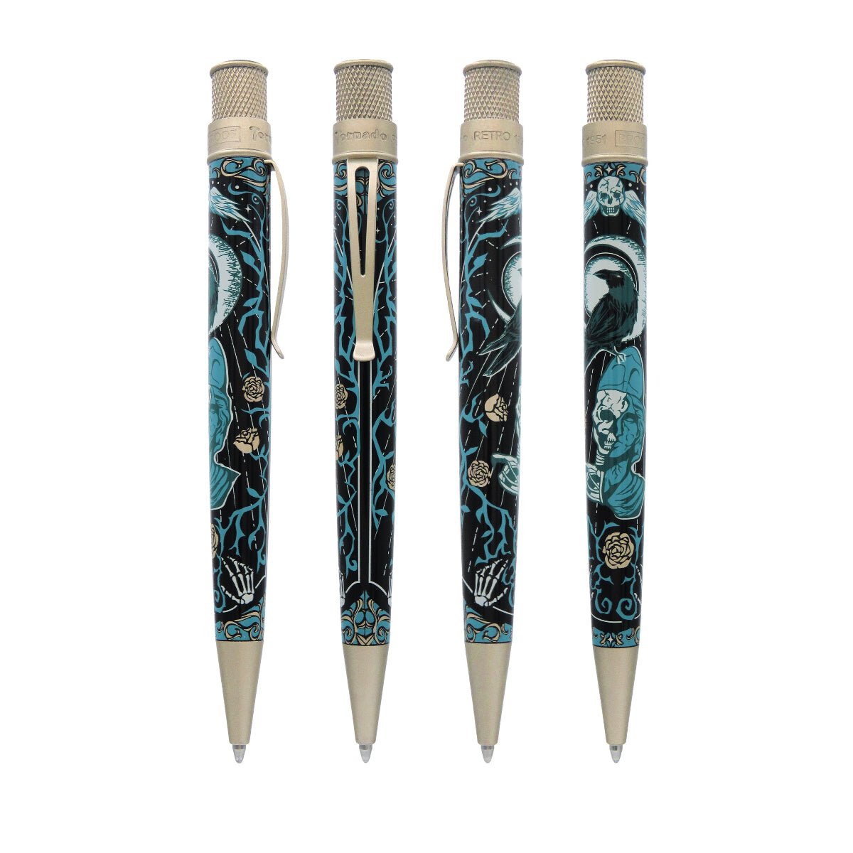 Retro 51 x Pen Boutique Tornado Rollerball Pen - Raven 4 (Limited Edition 2025) - Pen Boutique Ltd