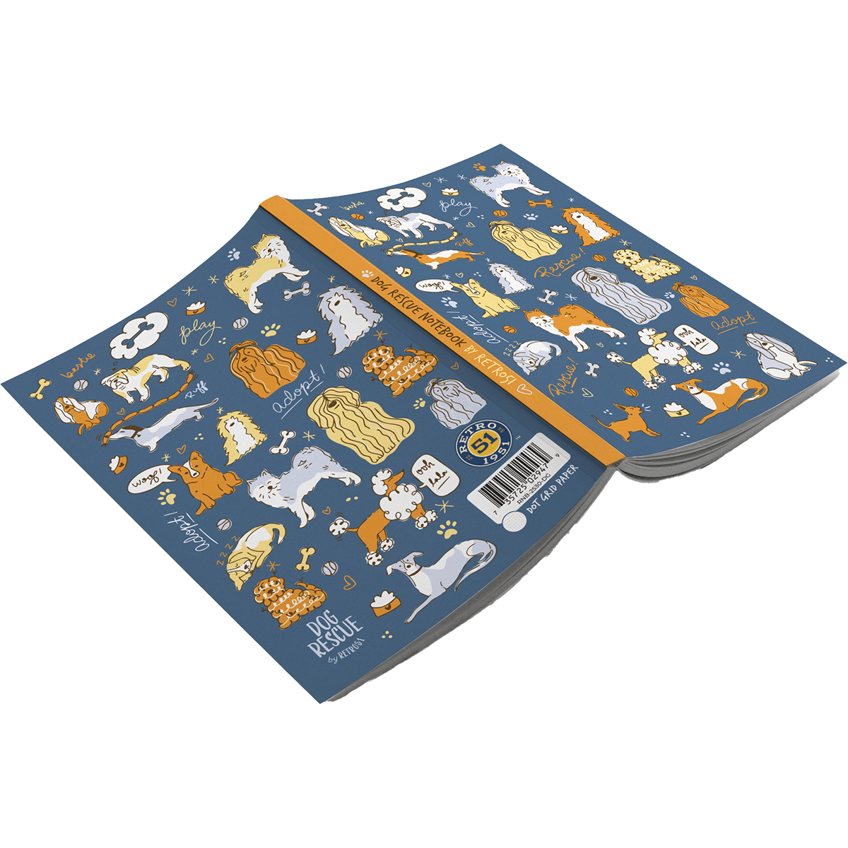 Retro 51 Classic Notebook — Dog Rescue 6 - Pen Boutique Ltd