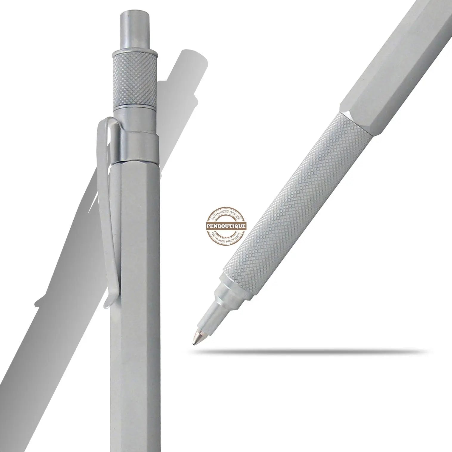 Retro 51 Hex-O-Matic Silver Ballpoint Pen-Pen Boutique Ltd