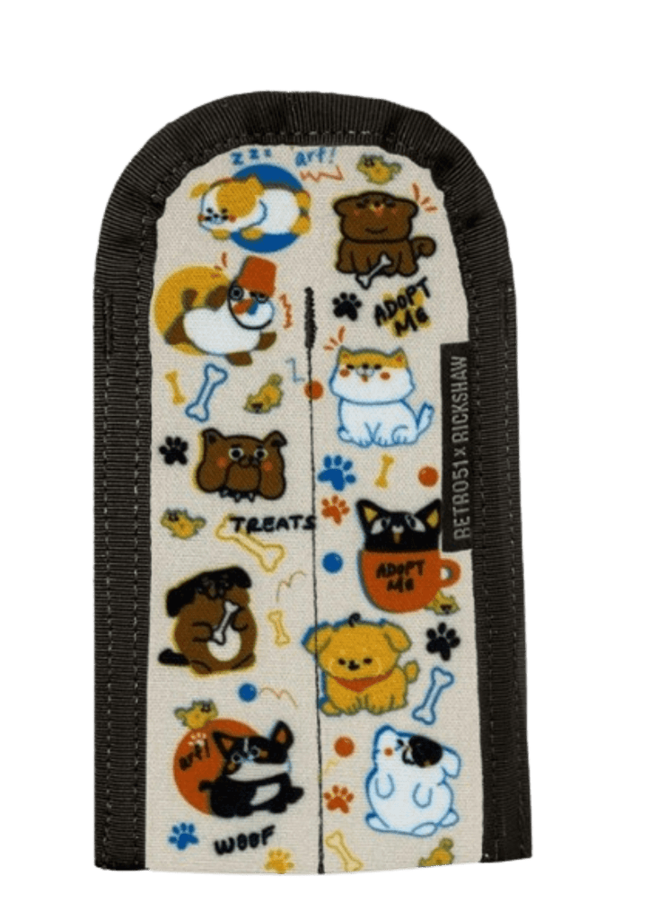 Retro 51 Rickshaw Double Pen Sleeve - Dog - Pen Boutique Ltd