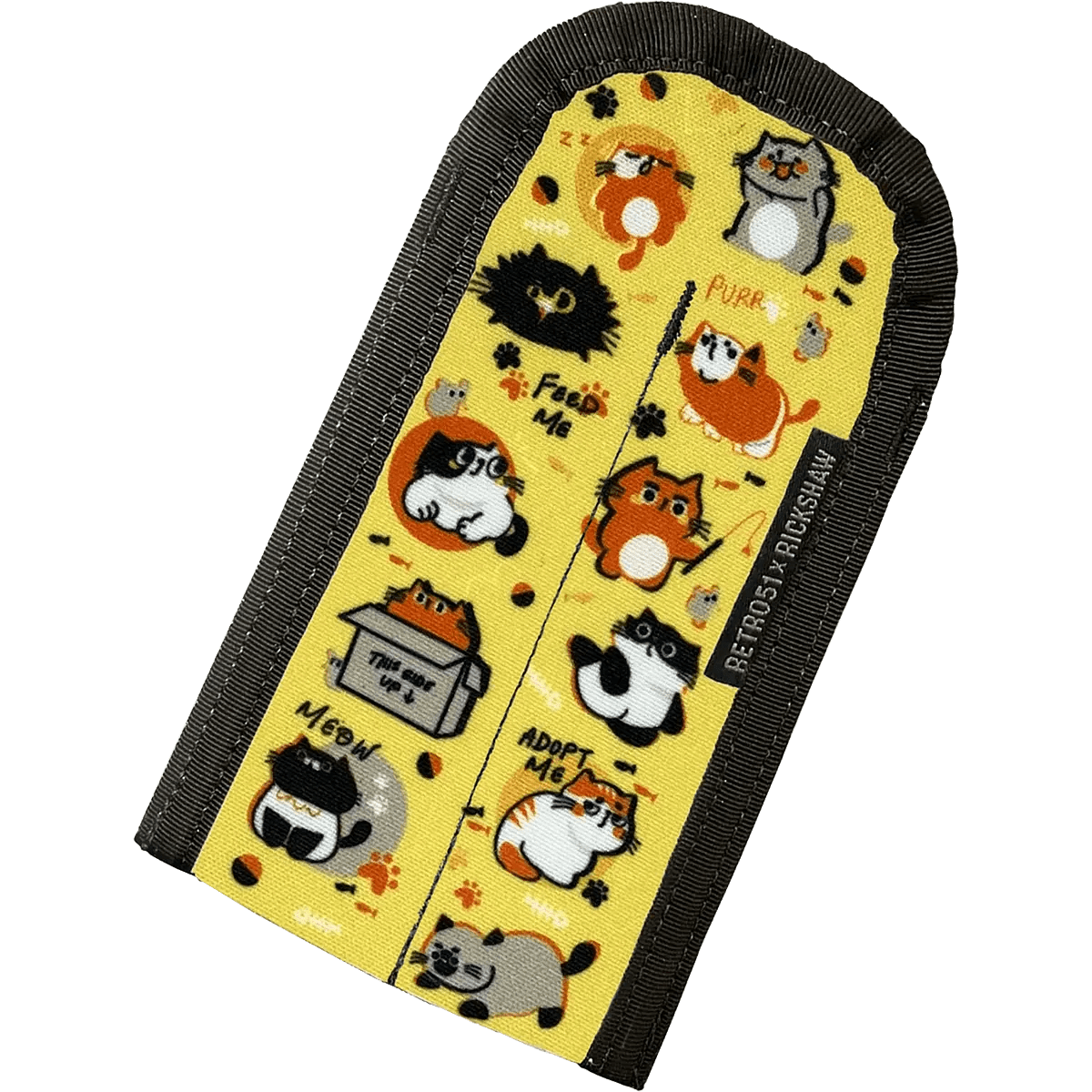 Retro 51 Rickshaw Double Pen Sleeve - Dog 5 & Cat 5 - Pen Boutique Ltd