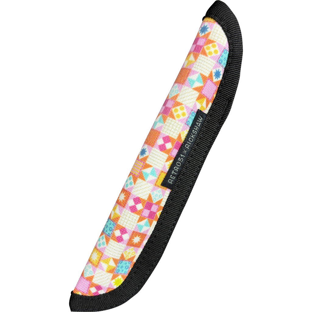 Retro 51 Rickshaw Single Pen Sleeve - Patchwork - Pen Boutique Ltd