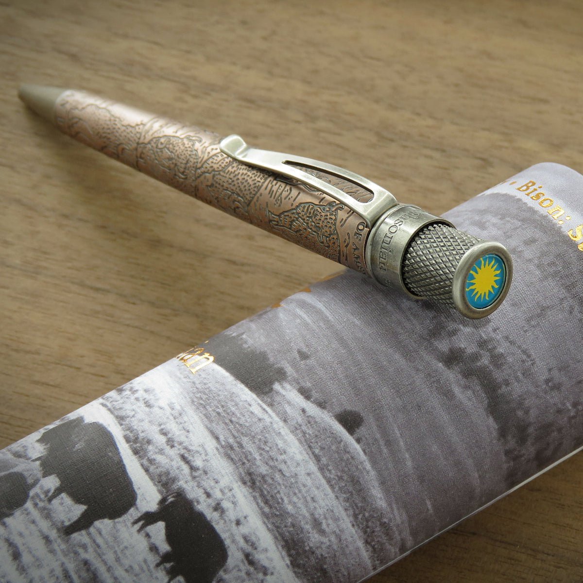 Retro 51 Smithsonian Rollerball Pen - Bison: Standing Strong (Numbered Edition)-Pen Boutique Ltd