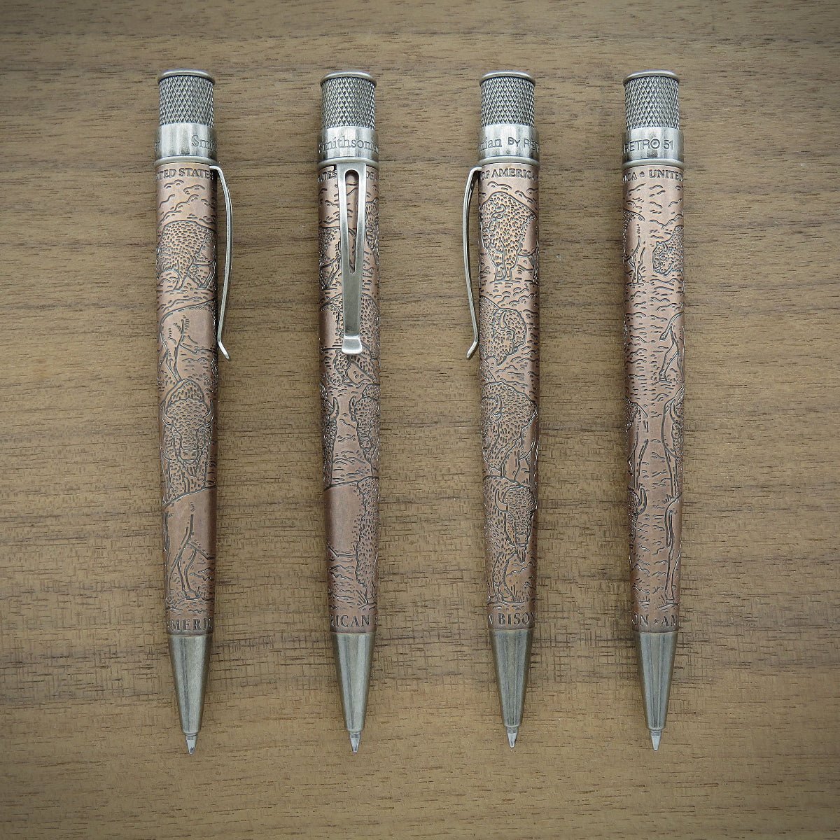 Retro 51 Smithsonian Rollerball Pen - Bison: Standing Strong (Numbered Edition)-Pen Boutique Ltd