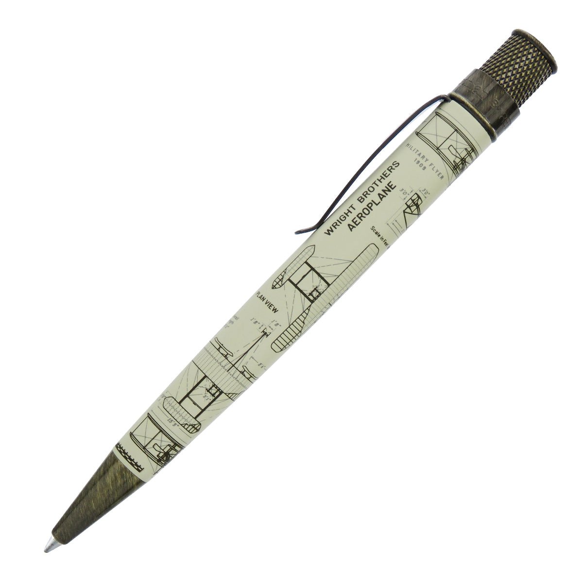 Retro 51 Smithsonian Rollerball Pen - Wright Brothers Aeroplane - Pen Boutique Ltd