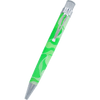 Retro 51 Tornado Acrylic Rollerball Pen - Cosmic Green & White Swirl - Pen Boutique Ltd