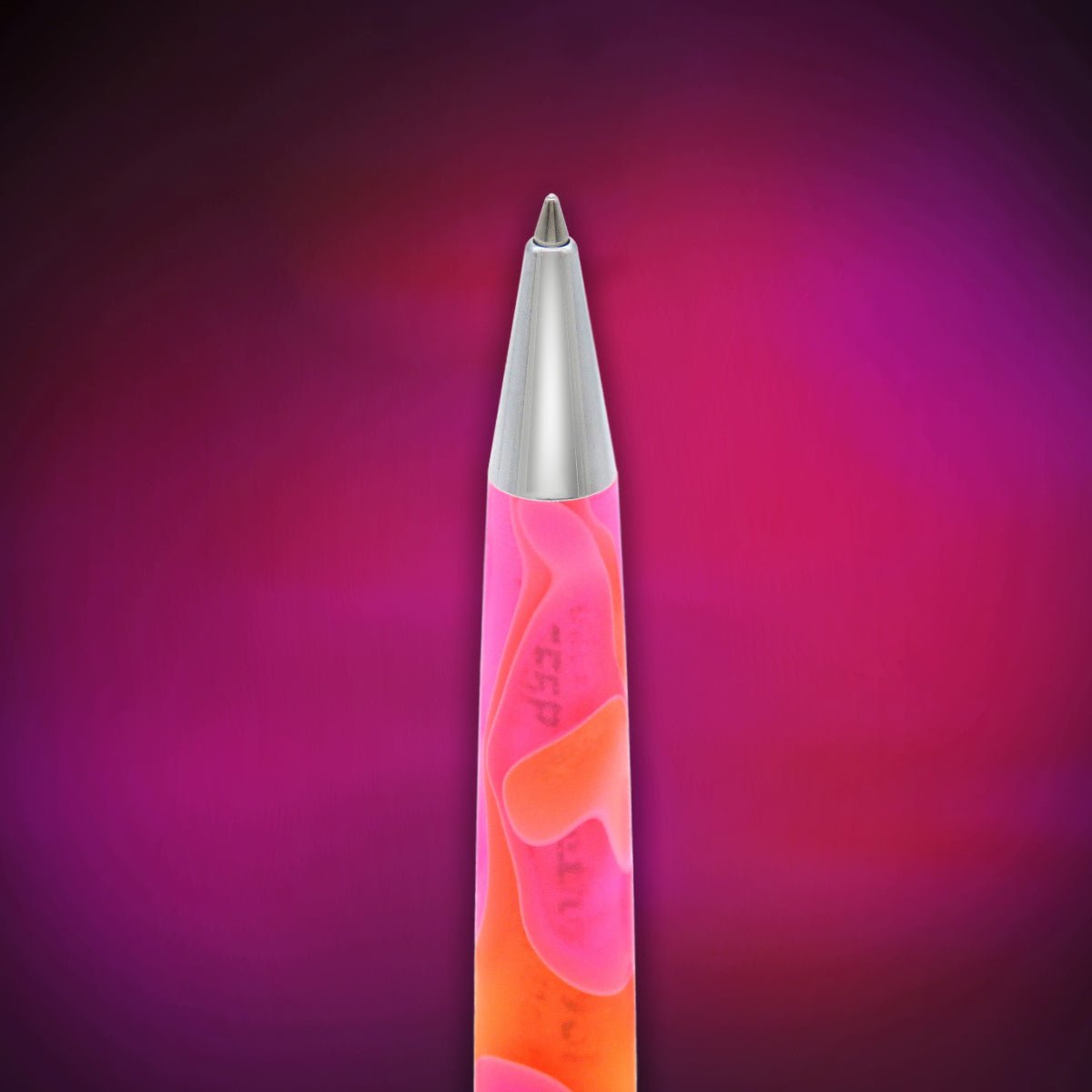 Retro 51 Tornado Acrylic Rollerball Pen - Cosmic Pink & Orange Swirl - Pen Boutique Ltd