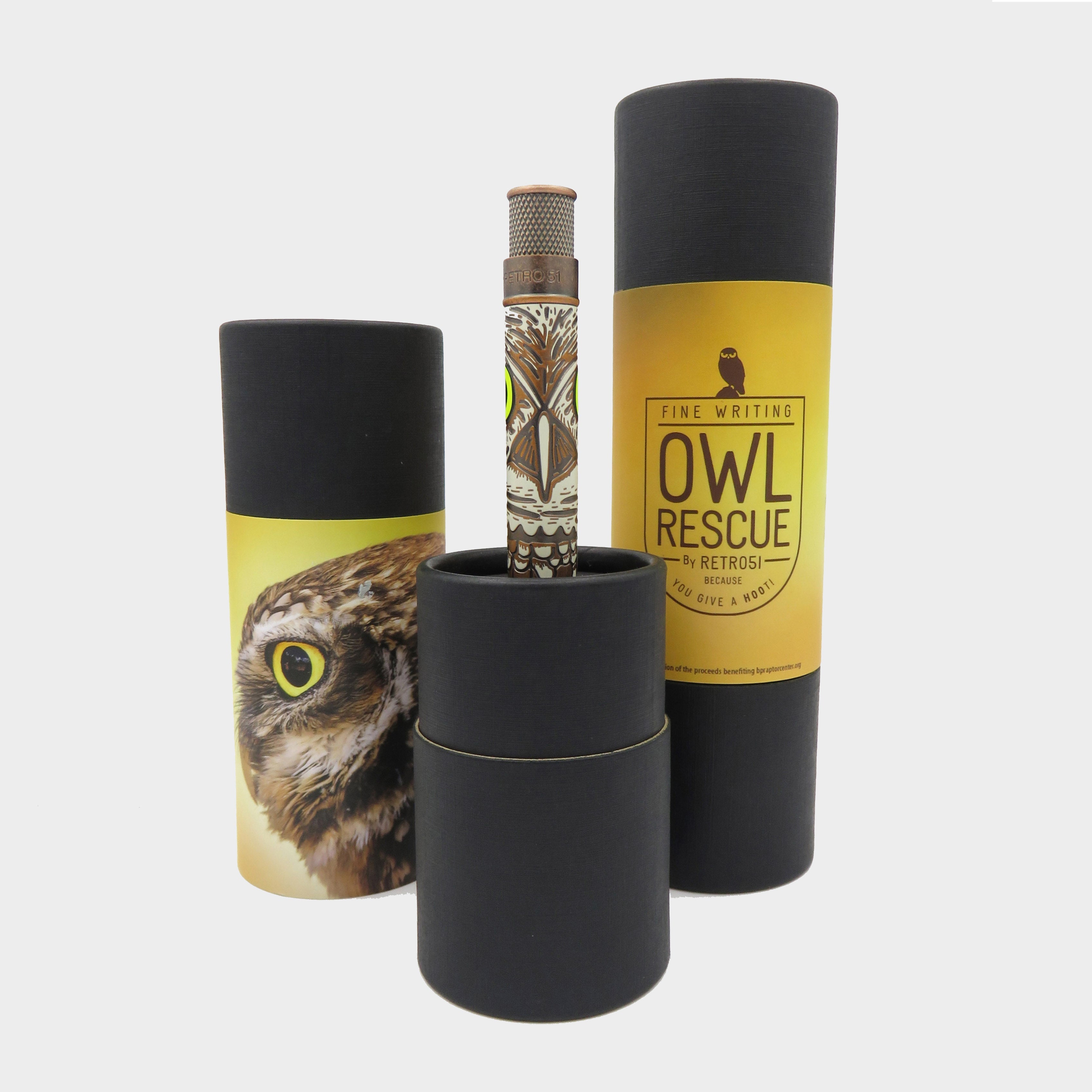 Retro 51 Tornado Ballpoint Pen - Owl Rescue - Pen Boutique Ltd