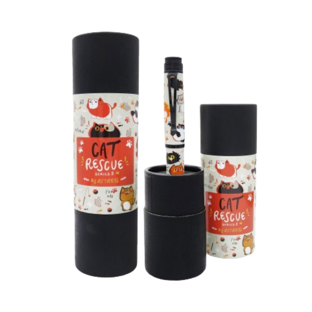 Retro 51 Tornado Cat Rescue Series 5 Fountain Pen - Pen Boutique Ltd