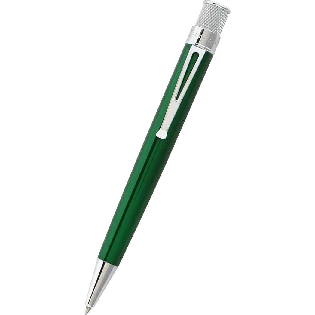Retro 51 Tornado Classic Lacquer Rollerball Pen - Green-Pen Boutique Ltd