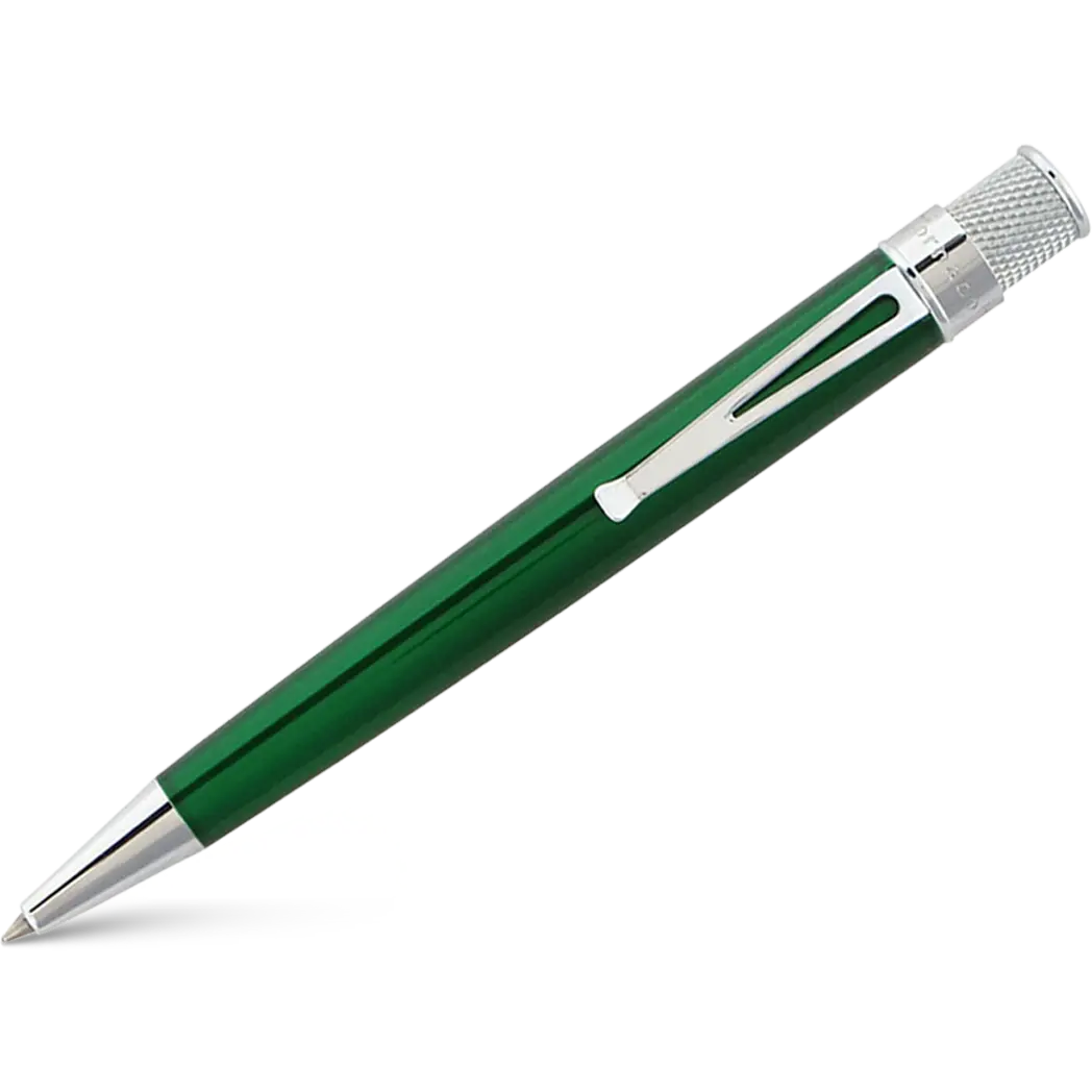 Retro 51 Tornado Classic Lacquer Rollerball Pen - Green-Pen Boutique Ltd
