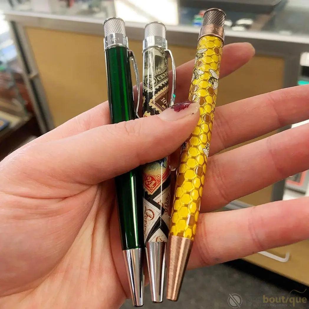 Retro 51 Tornado Classic Lacquer Rollerball Pen - Green-Pen Boutique Ltd