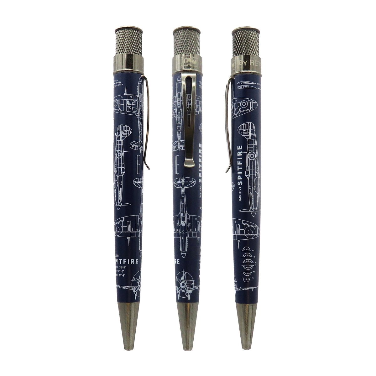 Retro 51 Tornado Imperial War Museum Rollerball Pen - Spitfire Blueprint - Pen Boutique Ltd