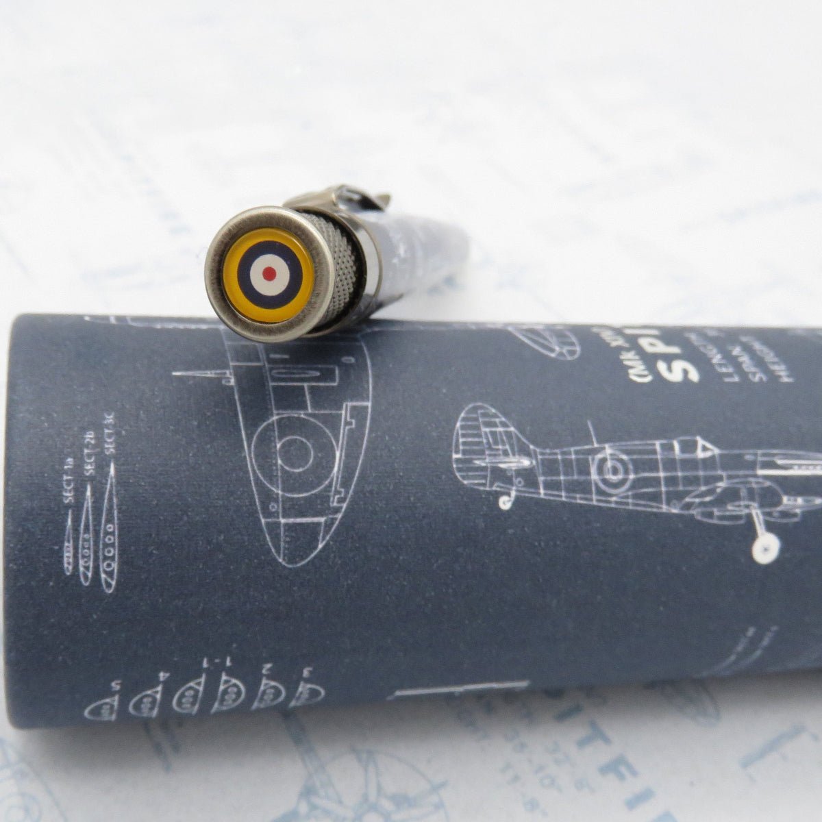 Retro 51 Tornado Imperial War Museum Rollerball Pen - Spitfire Blueprint - Pen Boutique Ltd