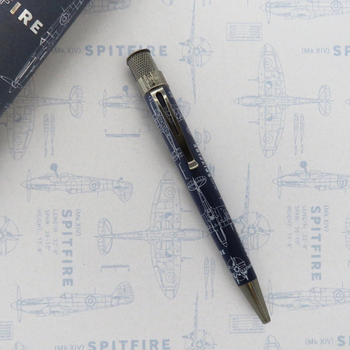 Retro 51 Tornado Imperial War Museum Rollerball Pen - Spitfire Blueprint - Pen Boutique Ltd
