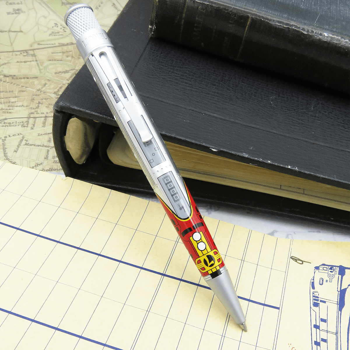 Retro 51 Tornado Rollerball Pen - Lionel Trains - Super Chief - Pen Boutique Ltd