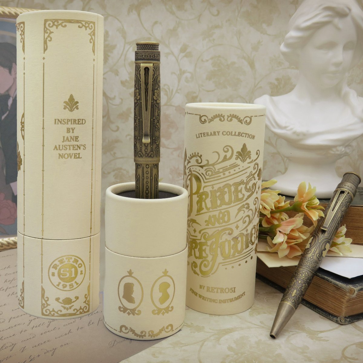 Retro 51 Tornado Rollerball Pen - Pride and Prejudice (Literary Collection) - Pen Boutique Ltd