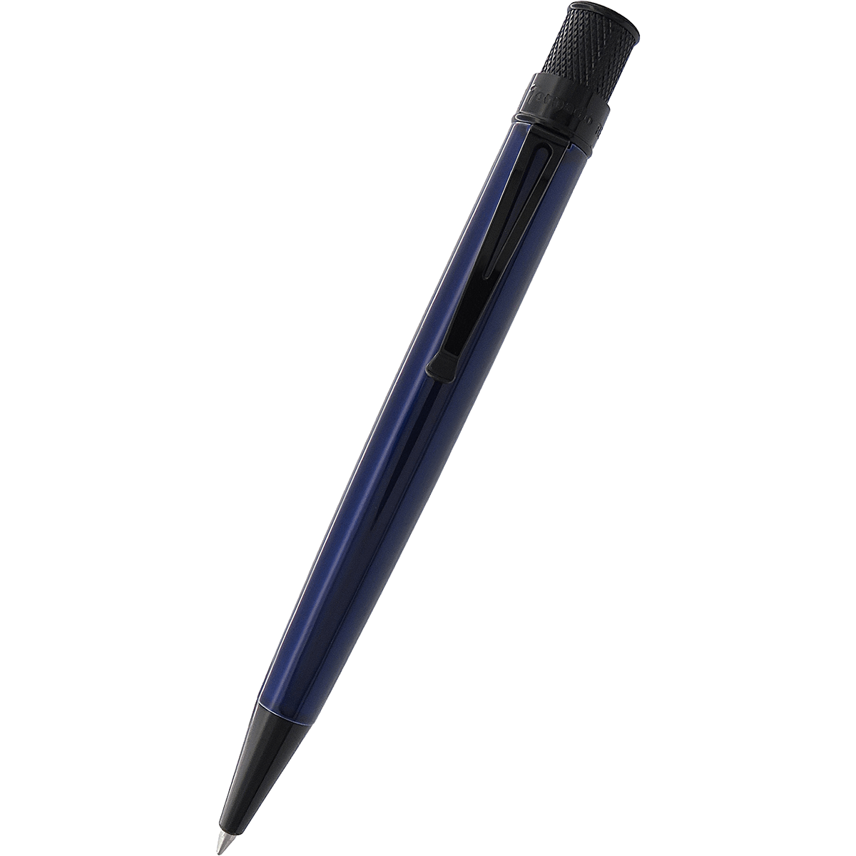 Retro 51 Tornado Stealth Rollerball Pen - Blue Black - Pen Boutique Ltd