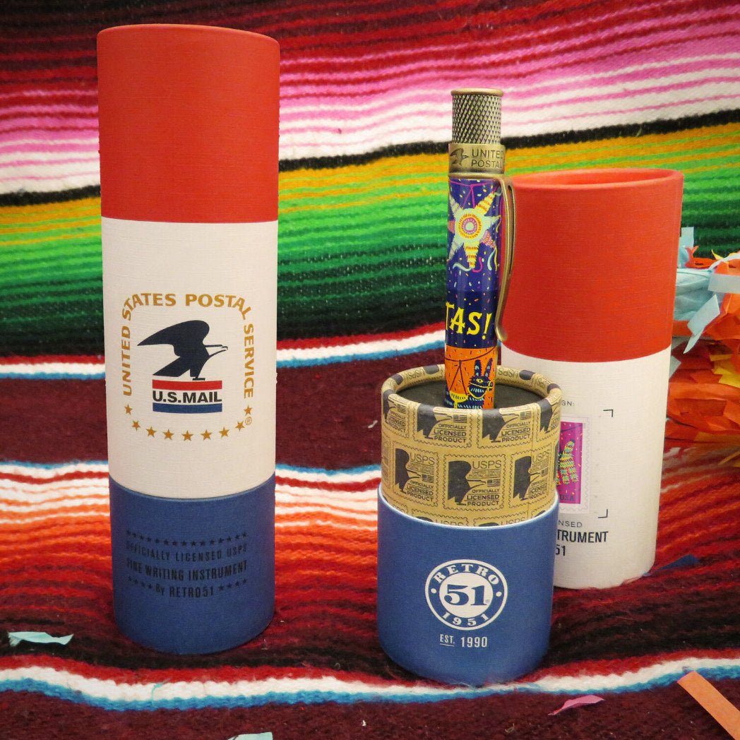 Retro 51 Tornado Rollerball Pen - USPS Piñatas Stamp (Numbered Edition) - Pen Boutique Ltd