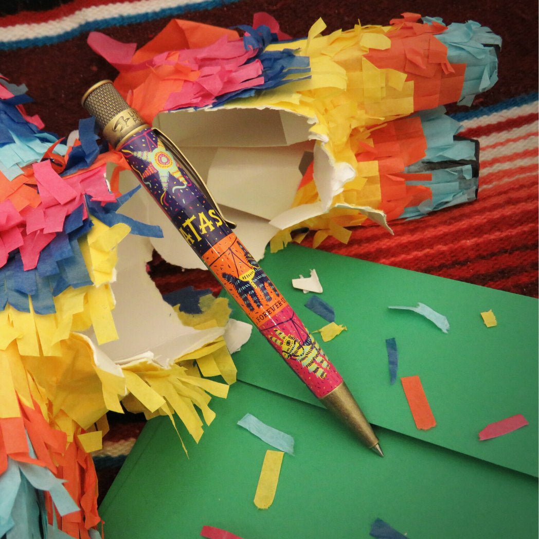 Retro 51 Tornado Rollerball Pen - USPS Piñatas Stamp (Numbered Edition) - Pen Boutique Ltd