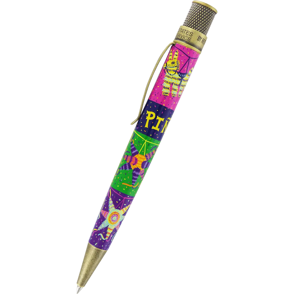 Retro 51 Tornado Rollerball Pen - USPS Piñatas Stamp (Numbered Edition) - Pen Boutique Ltd