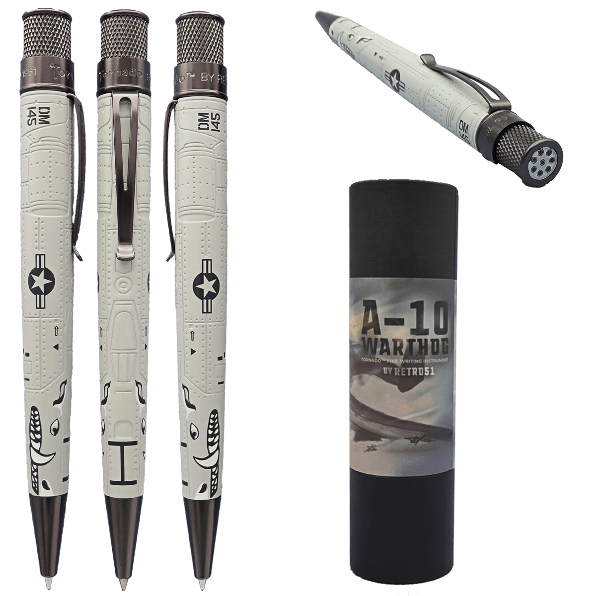 Retro 51 Tornado Rollerball Pen - Vintage Metalsmith - A - 10 Warthog - Pen Boutique Ltd