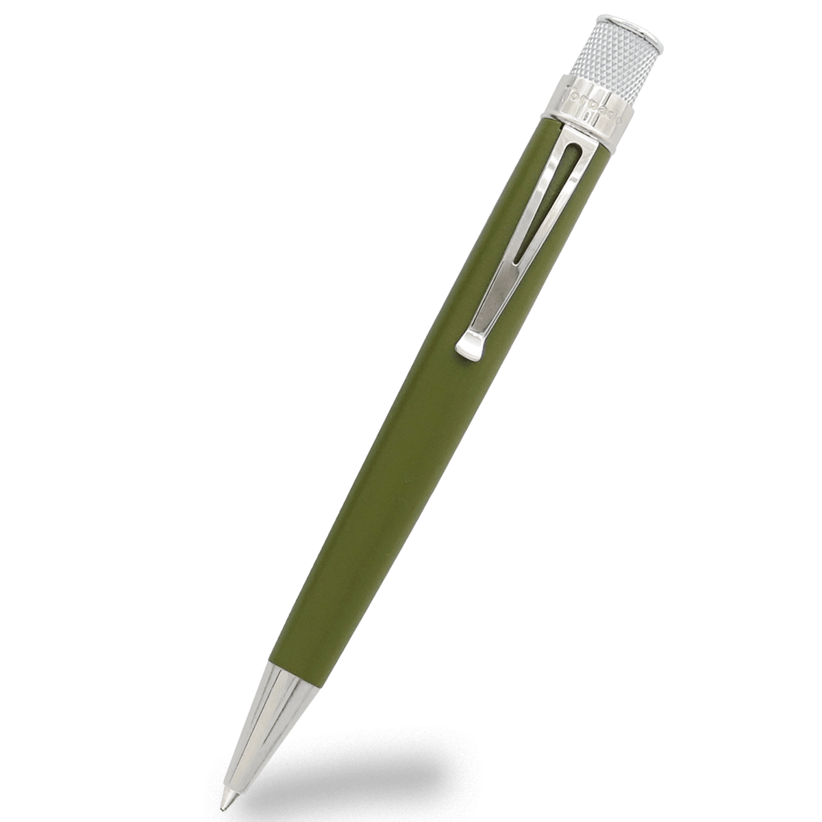 Retro 51 Tornado Seasonal Touch Rollerball Pen - Juniper Green - Pen Boutique Ltd