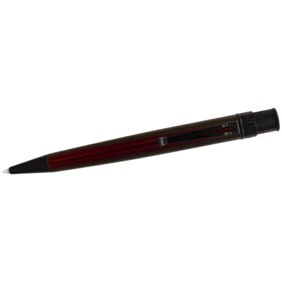 Retro 51 Tornado Stealth Lacquers Rollerball Pen - Black Cherry - Pen Boutique Ltd