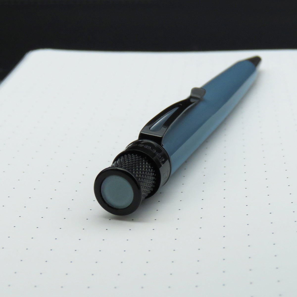 Retro 51 Tornado Stealth Lacquers Rollerball Pen - Deep Aqua-Pen Boutique Ltd