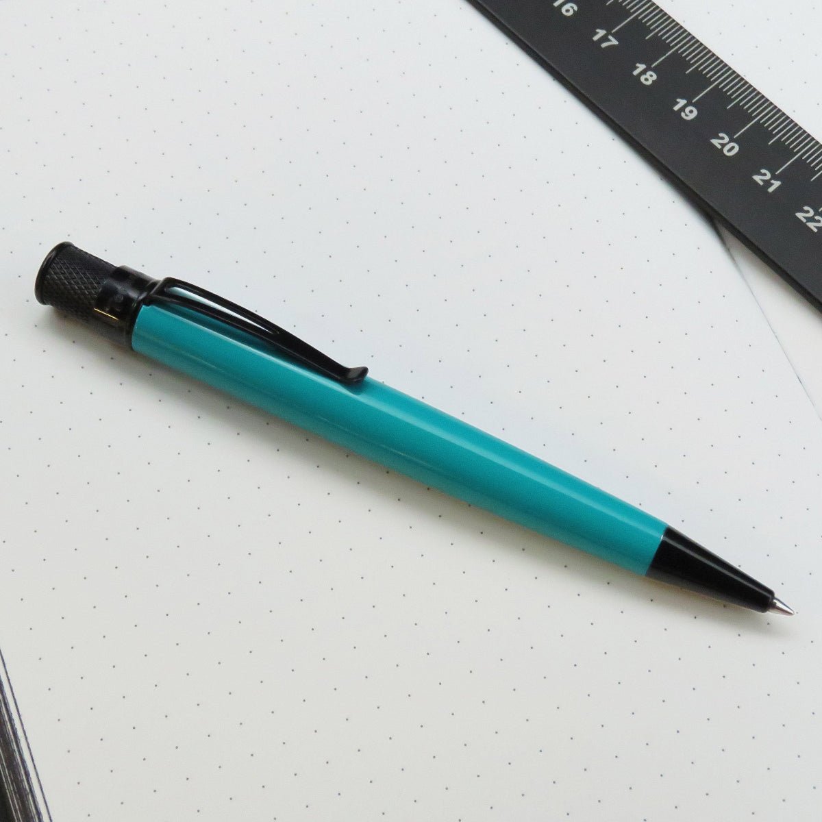 Retro 51 Tornado Stealth Lacquers Rollerball Pen - Deep Aqua-Pen Boutique Ltd